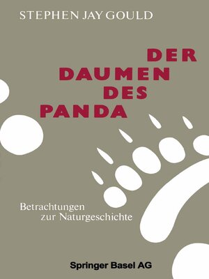 cover image of Der Daumen des Panda